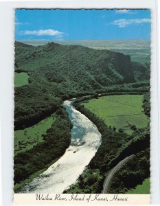 Postcard Wailua River, Island of Kauai, Hawaii