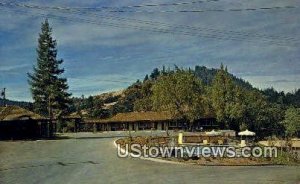 Sherwood Forest Motel - Garberville, California CA Postcard