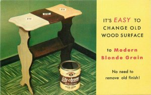 Advertising Lite Chrome Furniture Refinish Postcard Teich 20-6935