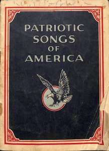 1928 Patriotic Songs Of America Advertising John Hancock Songbook CP11 