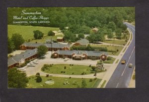 SC Summerton Motel Coffee Shop Restaurant South Carolina Postcard