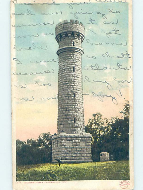 Pre-Chrome TOWER SCENE Chickamauga Tn Side - Near Chattanooga TN AH6705