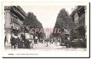 Paris - 9 - The Boulevard des Capucines - Old Postcard