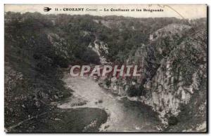 Old Postcard Crozant The confluence and Bregeauds