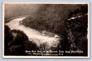 J92/ Ansted West Virginia RPPC Postcard c1940s Hawks Nest Midland Trail 177