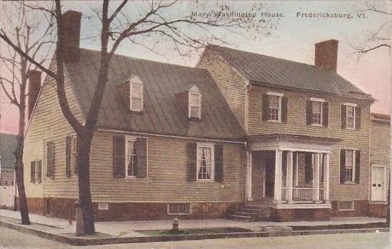 Mary Washington House Fredericksburg Virginia Handcolored Albertype