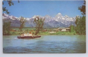 Menors Ferry, Snake River, Grand Teton National Park, Moose, Wyoming, Postcard