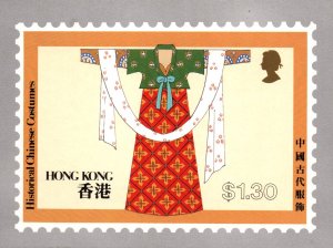 Hong Kong Chinese Costume Stamp BIN