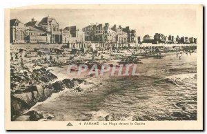 Old Postcard Parame The Beach in front of the Casino