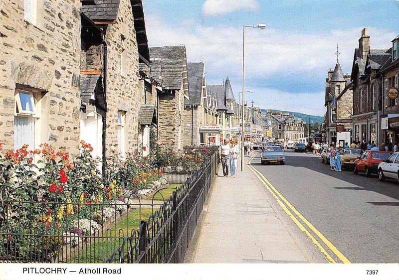 BR87664 pitlochrry atholl road car voiture   scotland