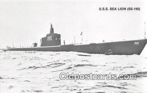 USS Sea Lion SS195 Lost WWII Unused 