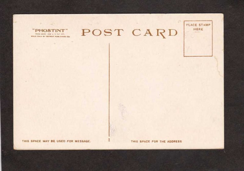 MA Trinity Church Boston Mass Massachusetts Phostint Postcard