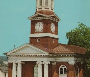 Vintage Culpeper County Courthouse Culpeper Virginia clock tower postcard B793 