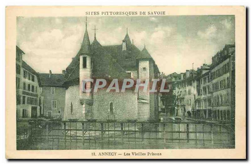 Old Postcard Scenic Sites of Savoy Annecy Old Prisons