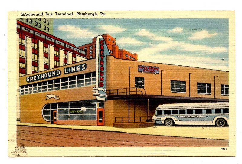 PA - Pittsburgh. Greyhound Bus Terminal