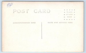 RPPC EUGENE, Oregon OR ~ Birdseye BUSINESS DISTRICT ca 1920s Postcard