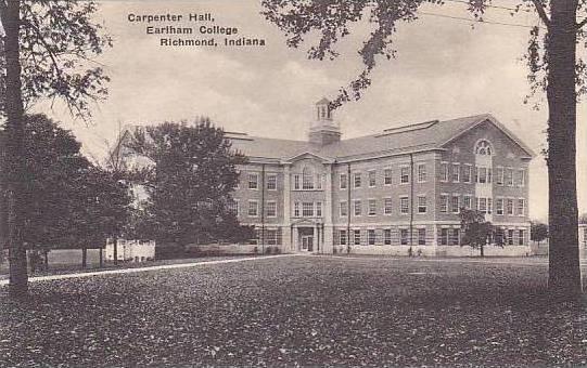 Indiana Richmond Carpenter Hall Earlham College Albertype