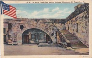 Florida St Augustine The Arch San Marcos National Monument 1941 Curteich