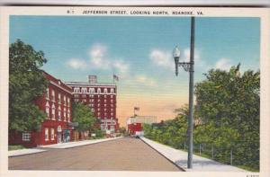 Virginia Roanoke Jefferson Street Looking North