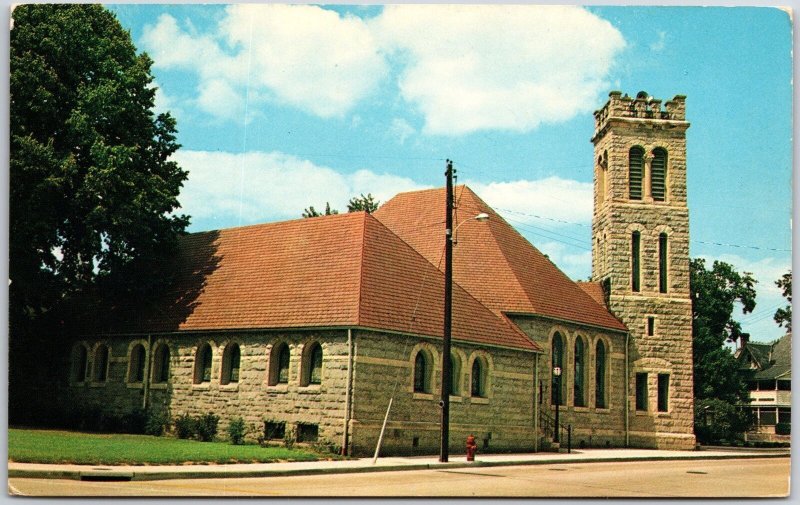 Trinity Methodist Church North Division St. Salisbury Maryland Roadway Postcard