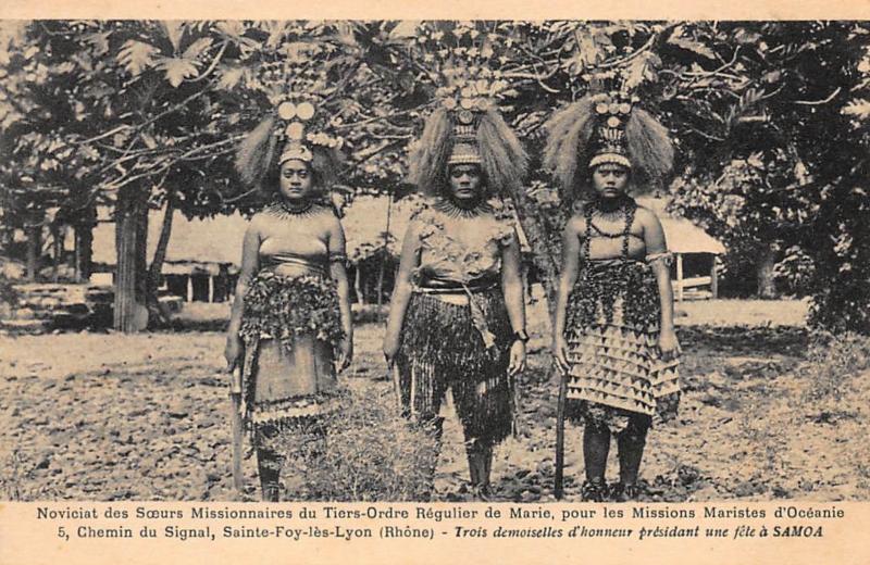 SAMOA : noviciat des soeurs missionnaires du tiers-ordre regulier de marie po...