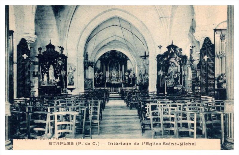 Etaples   Interior  l'Eglise  Saint Michel