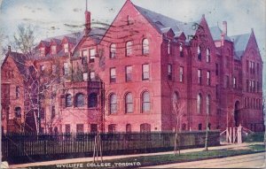 Wycliffe College Toronto Ontario ON c1906 Postcard H40
