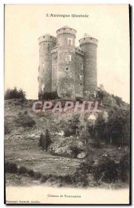 Postcard Old Chateau Tournemire Auvergne