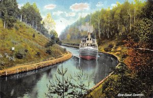 Gota Canal Sweden Canal 1913 