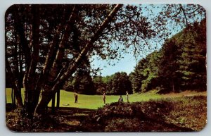 Echo Lake  Pennsylvania    Golf Country Club  Pocono Resorts    Postcard