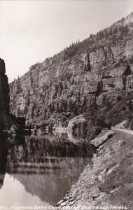 Colorado River Canyon Near Glenwood Springs Real Photo