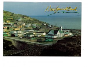 Bay de Verde, Fishing Village, Newfoundland, Large 5 X 7 Postcard