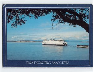 Postcard MV Elwha Washington State Ferry System