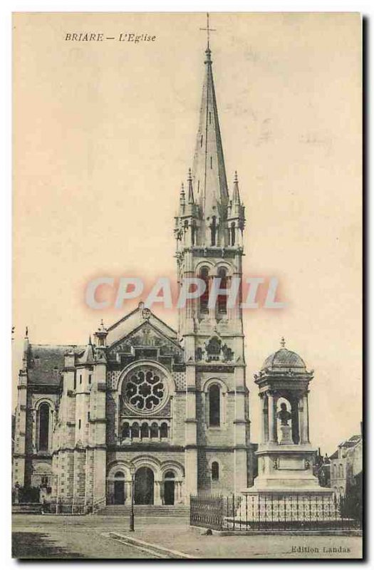 Old Postcard Briare the Church