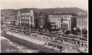 France Nice Promenade des Anglais Les Hotels Real Photo