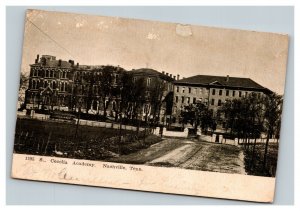 Vintage 1906 Photo Postcard St. Cecilia Academy High School Nashville Tennessee