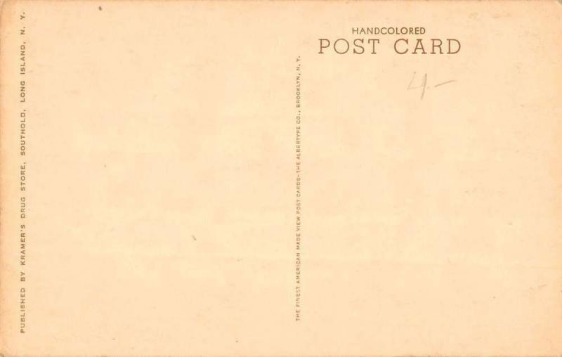 Methodist Church Southold Long Island New York Antique Postcard L3104