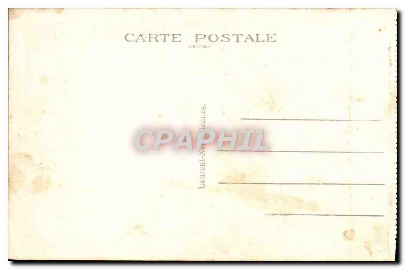 Old Postcard Mont Saint Michel Sheep