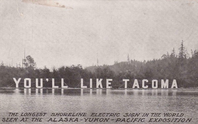 Alaska-Yukon-Pacific Expo: Longest Electric Shoreline Sign, Mint (PC732)
