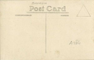 indonesia, JAVA BATAVIA, Bat. Jacht Club, Yacht Club (1910s) RPPC Postcard