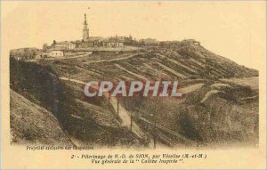 Old Postcard 2 Pilgrimage d sion by Vezelise (m m) General view of the inspir...