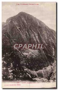 Old Postcard Canigou peak