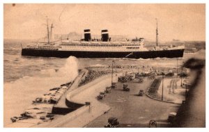 S.S. California , Panama Pacific Line Entering Havana Harbor