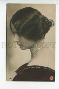 423668 CLEO DE MERODE French BALLET Dancer OLD tinted PHOTO