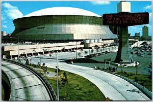 Louisiana Superdome Stadium Exhibition Center New Orleans LA Buildings Postcard