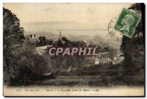 Old Postcard Le Havre Souvic and piers novuelles Havre