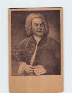 Postcard Johann Sebastian Bach Stadtgeschichtl Museum Leipzig Germany