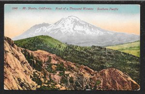 Road of Thousand Wonders Mt Shasta CA Unused c1910s