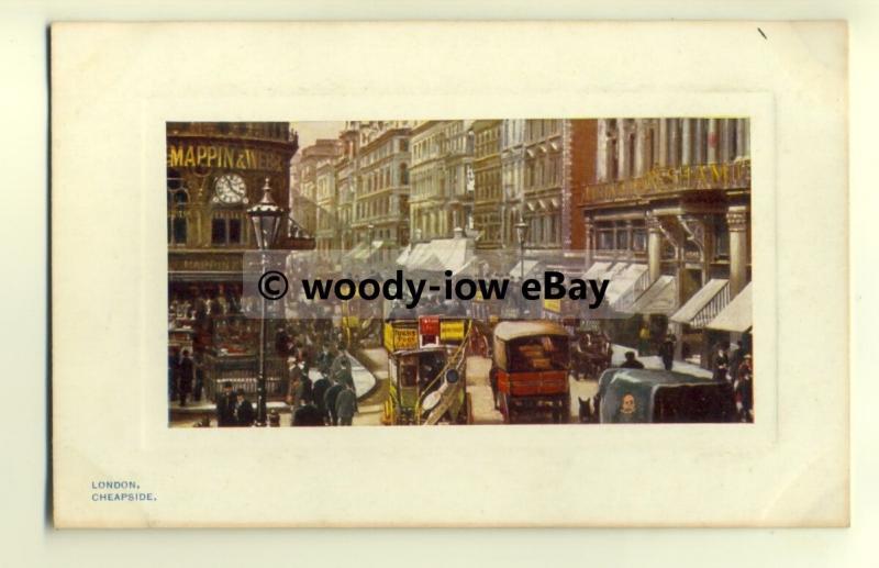 tp8527 - London - Busy Morning at Cheapside, by Mappin & Webb- Postcard - Tuck's