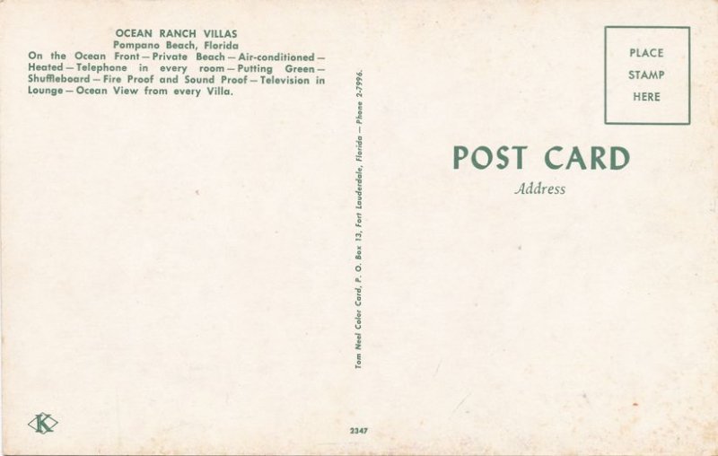 Pompano Beach FL, Florida - Ocean Ranch Villas Interior - Roadside